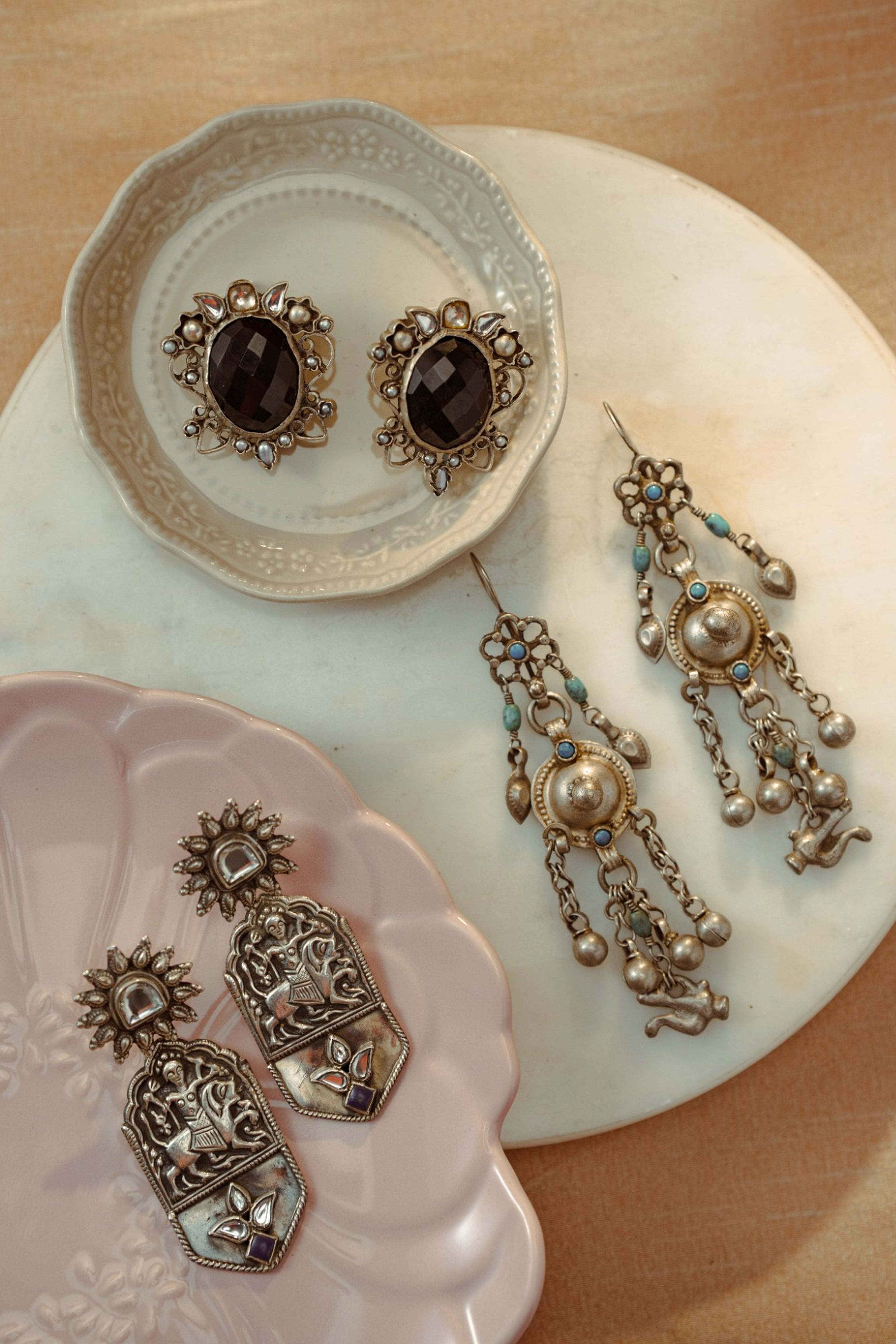 The Triptych Earring Collection