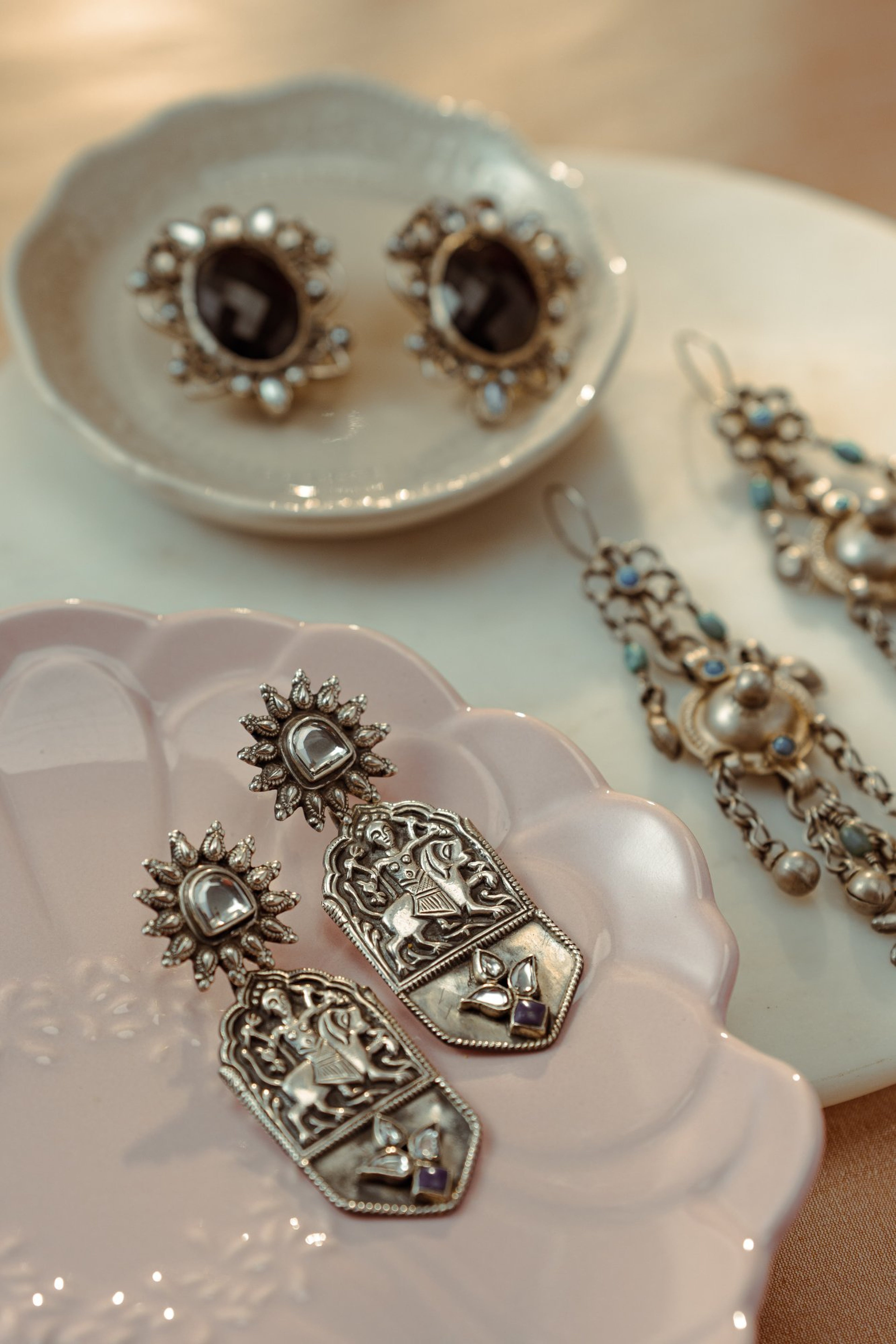 The Triptych Earring Collection